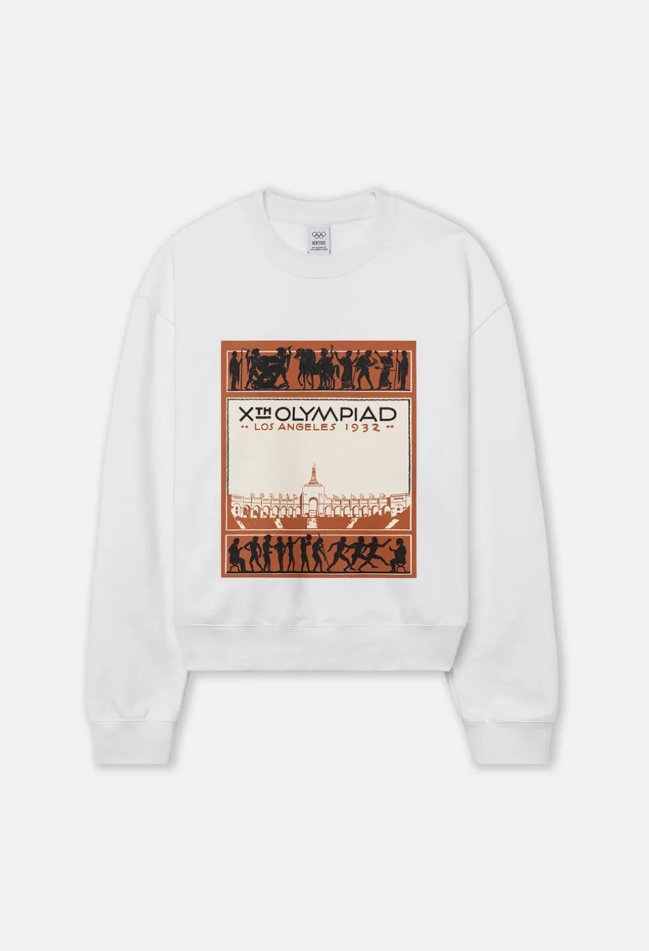 New JOHN ELLIOTT x Olympic Heritage Los Angeles Crew White