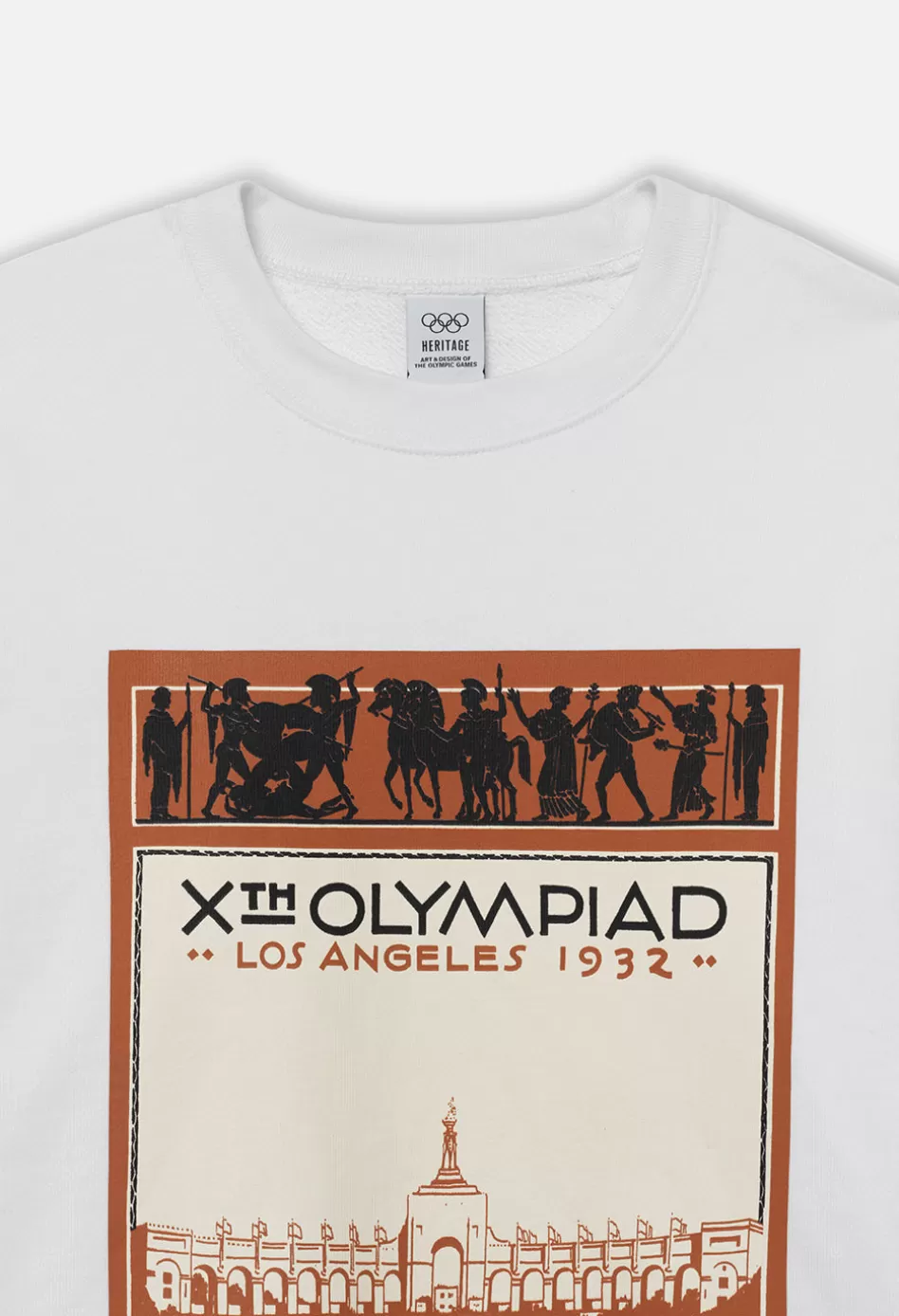 New JOHN ELLIOTT x Olympic Heritage Los Angeles Crew White