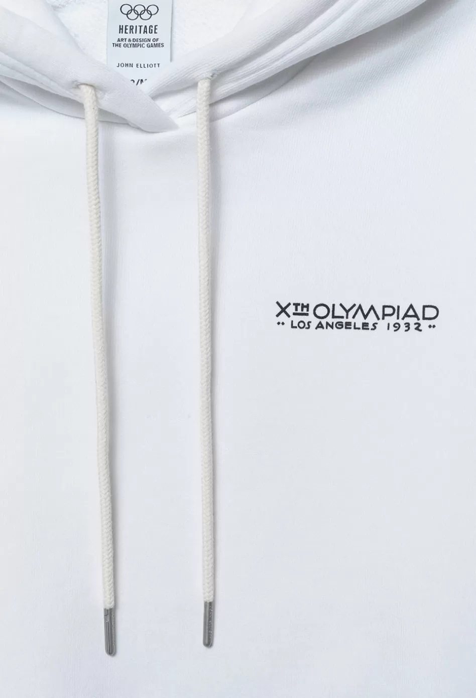 Cheap JOHN ELLIOTT x Olympic Heritage Los Angeles Hoodie White