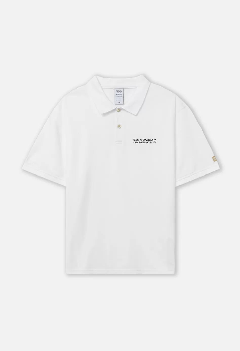 Flash Sale JOHN ELLIOTT x Olympic Heritage Los Angeles Polo White