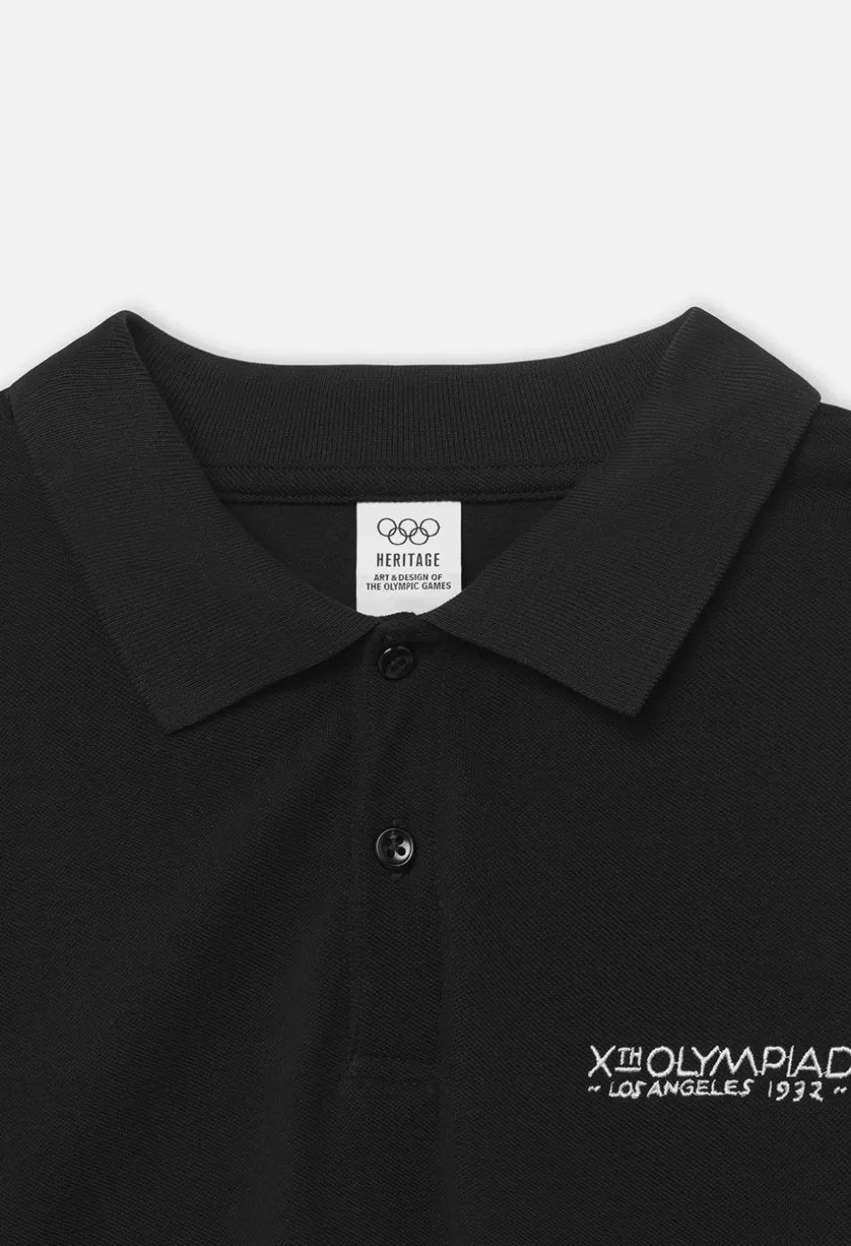 Store JOHN ELLIOTT x Olympic Heritage Los Angeles Polo Black