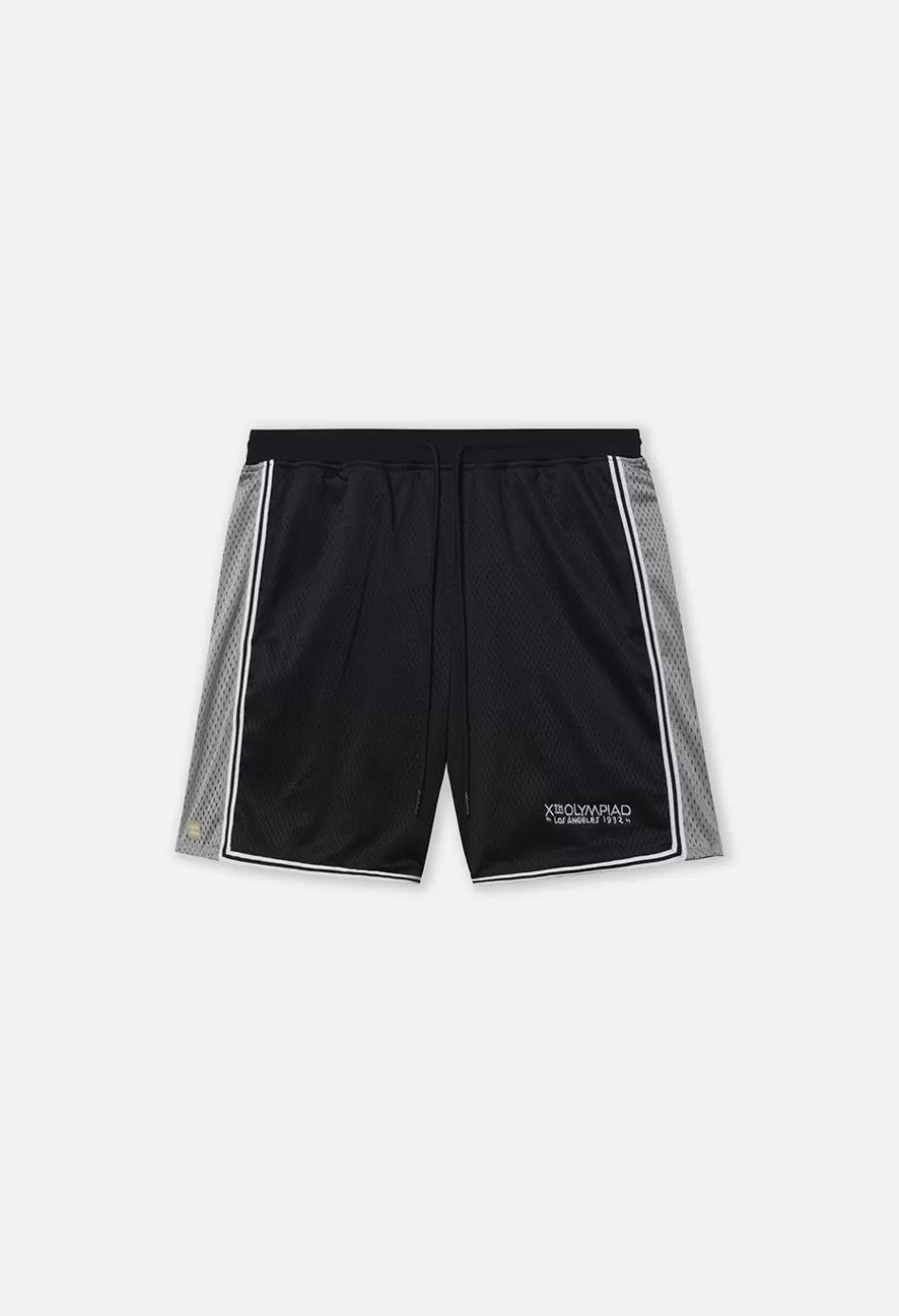 Cheap JOHN ELLIOTT x Olympic Heritage Los Angeles Shorts BlackxGrey
