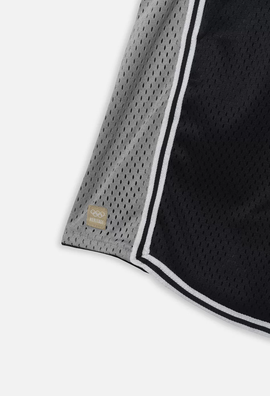 Cheap JOHN ELLIOTT x Olympic Heritage Los Angeles Shorts BlackxGrey
