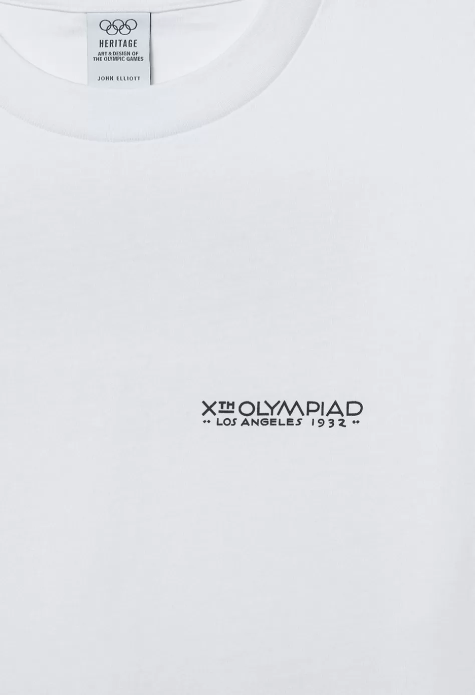 Best Sale JOHN ELLIOTT x Olympic Heritage Los Angeles University Tee White