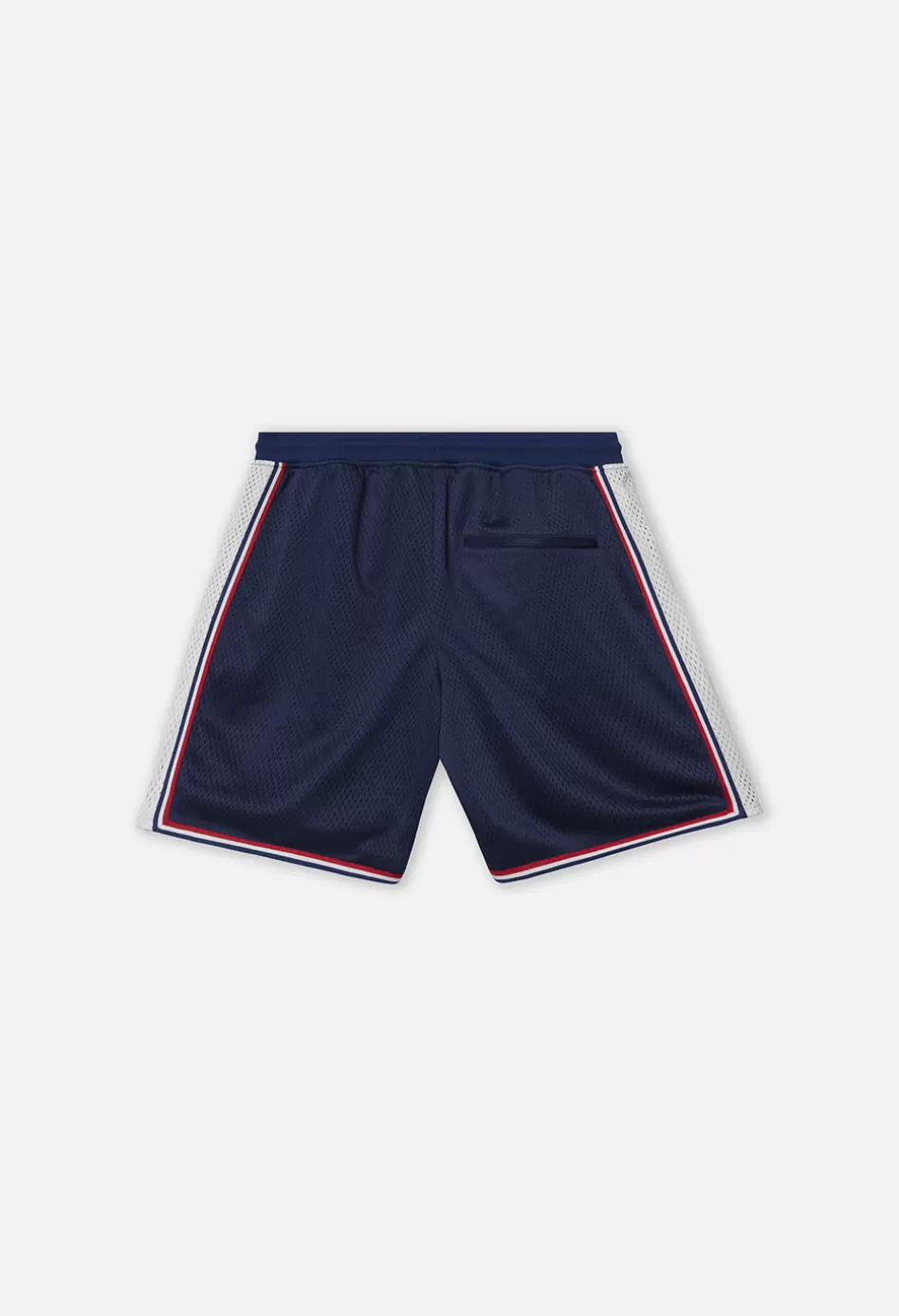Cheap JOHN ELLIOTT x Olympic Heritage Paris Shorts NavyxWhite