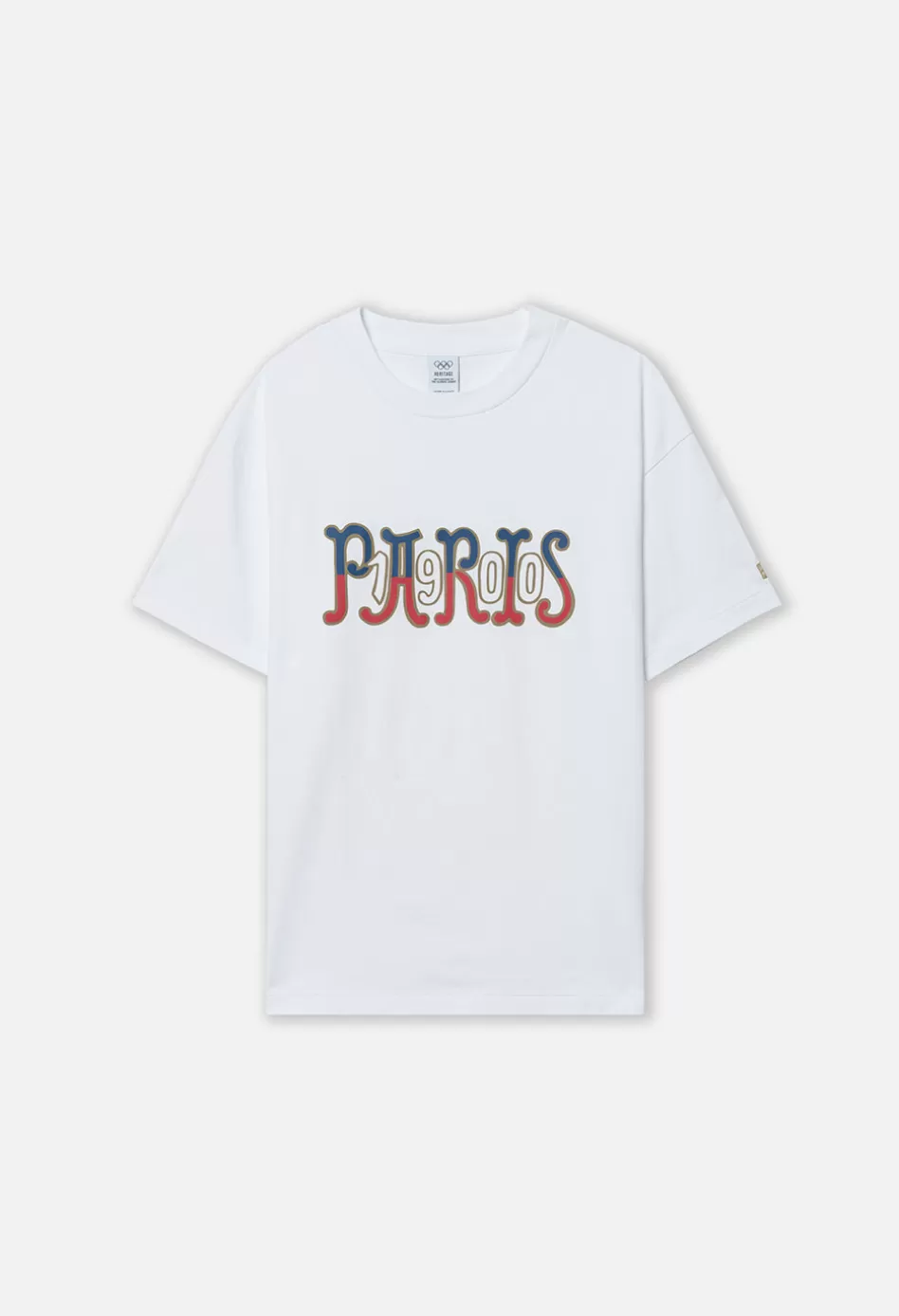 Discount JOHN ELLIOTT x Olympic Heritage Paris University Tee White