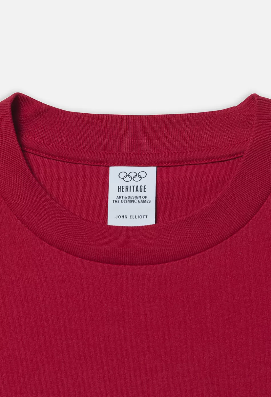 Shop JOHN ELLIOTT x Olympic Heritage Paris University Tee Red