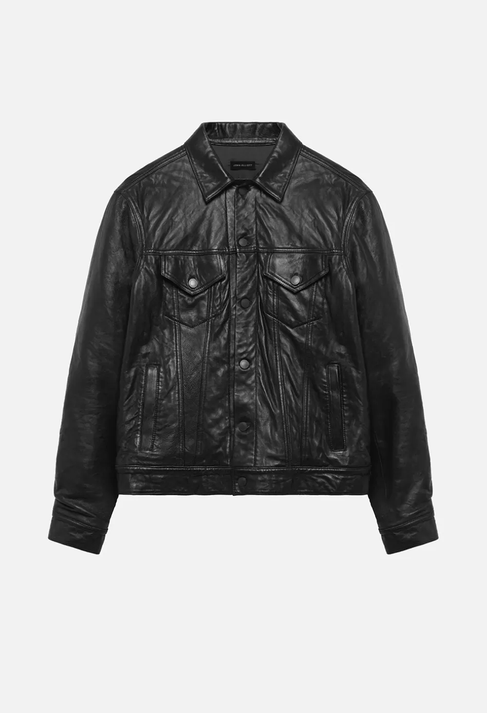 Flash Sale JOHN ELLIOTT Leather Thumper Jacket Type III Black
