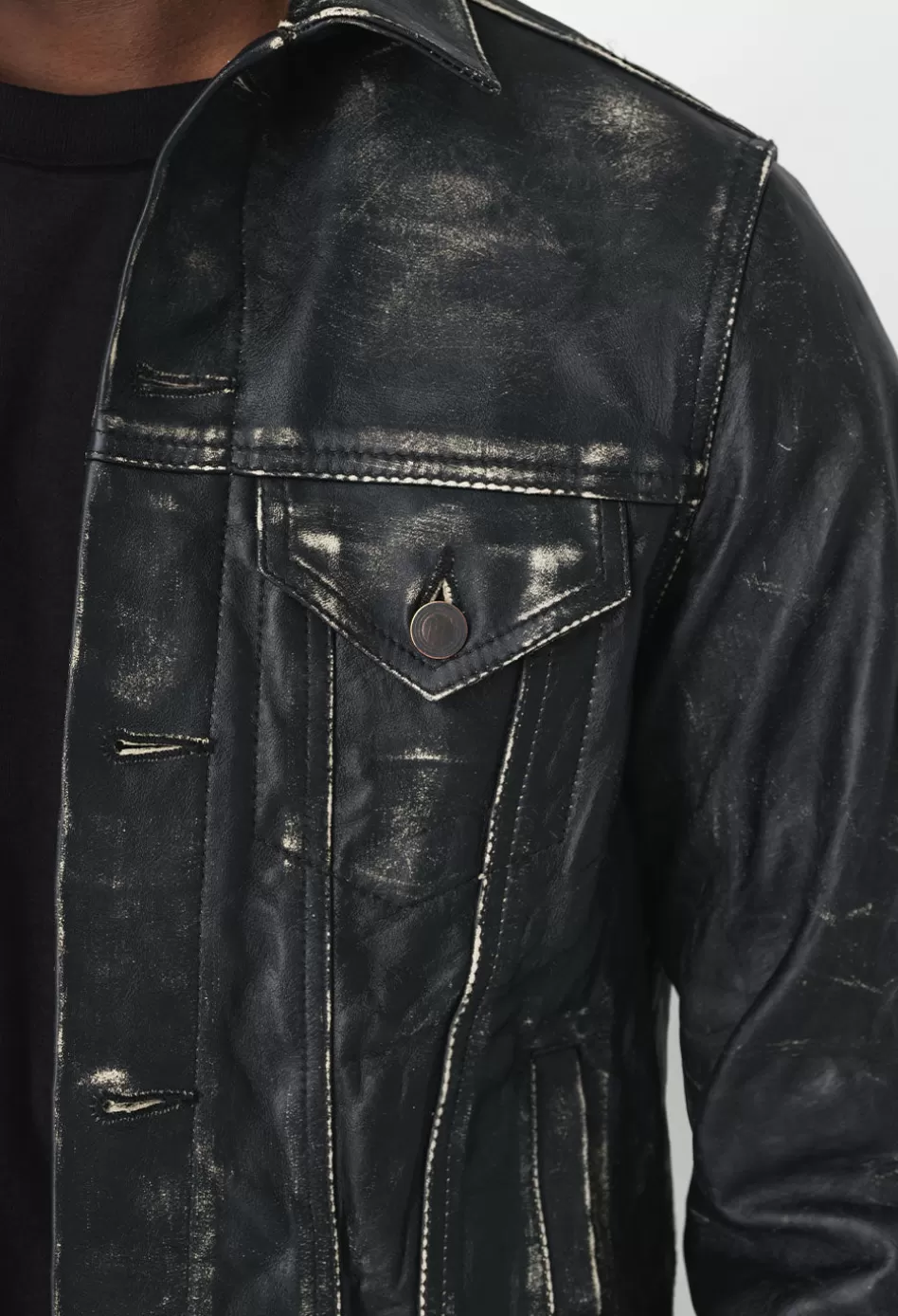 New JOHN ELLIOTT Leather Thumper Jacket Type III Drifter