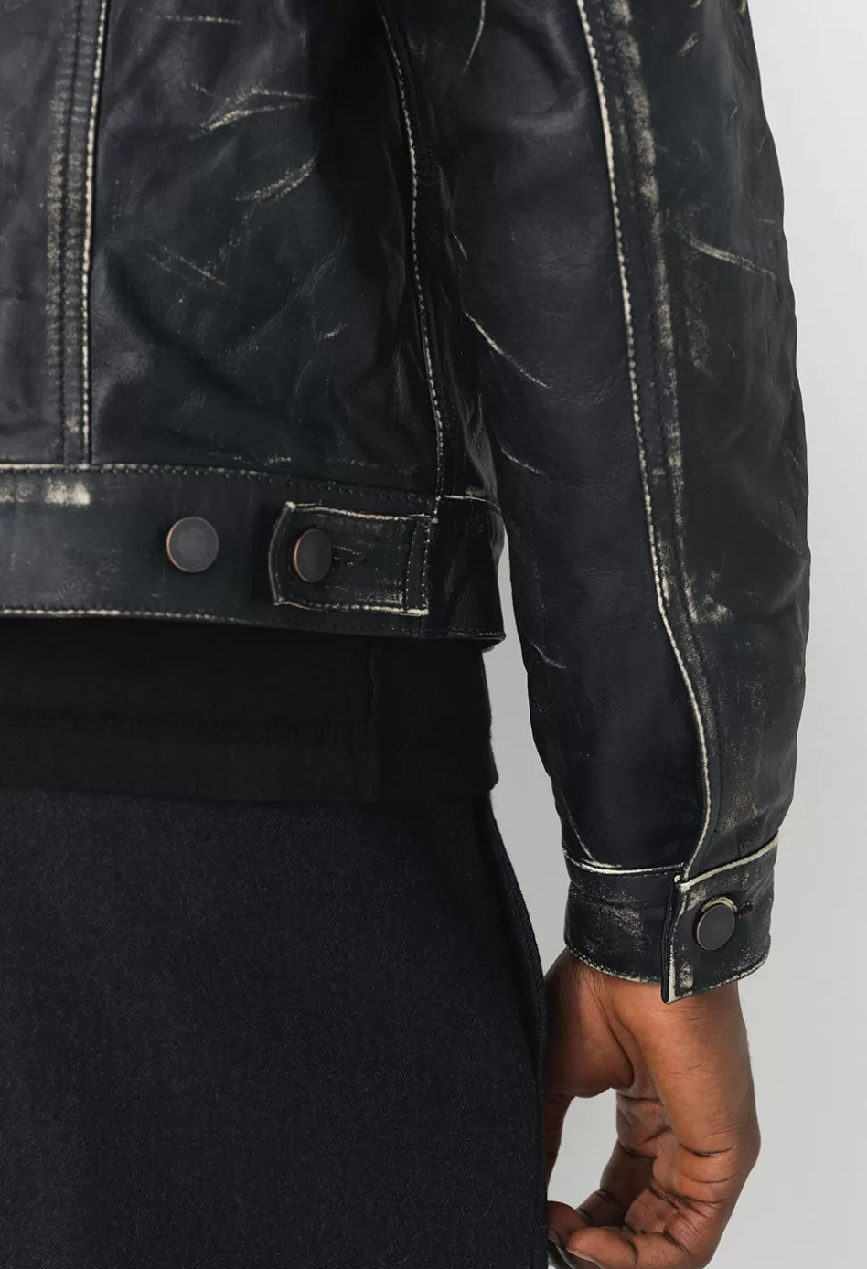 New JOHN ELLIOTT Leather Thumper Jacket Type III Drifter
