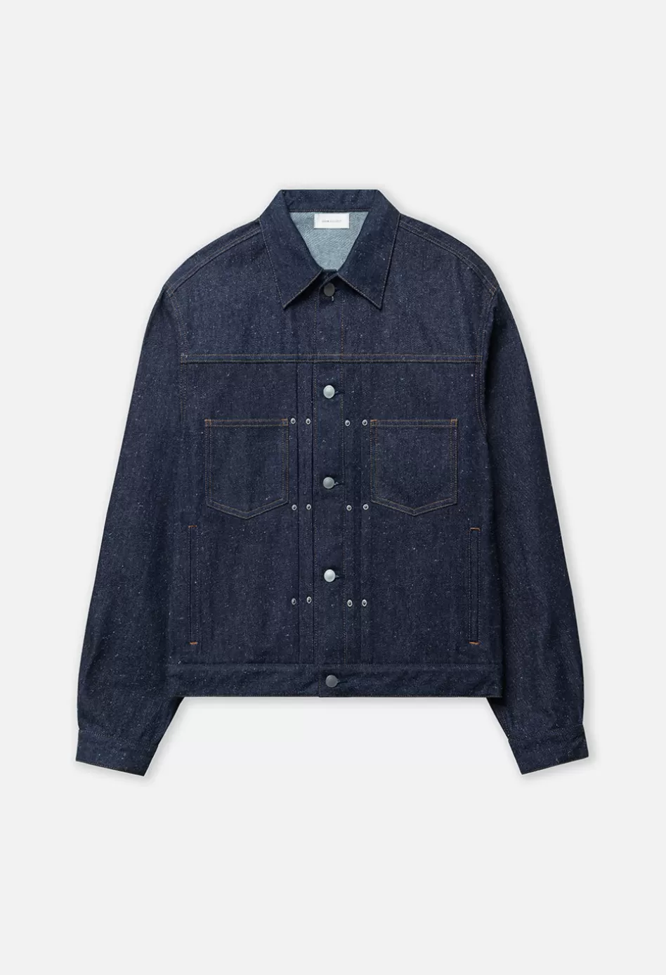 Hot JOHN ELLIOTT Silk Noil Cropped Thumper Jacket Type II RawIndigo