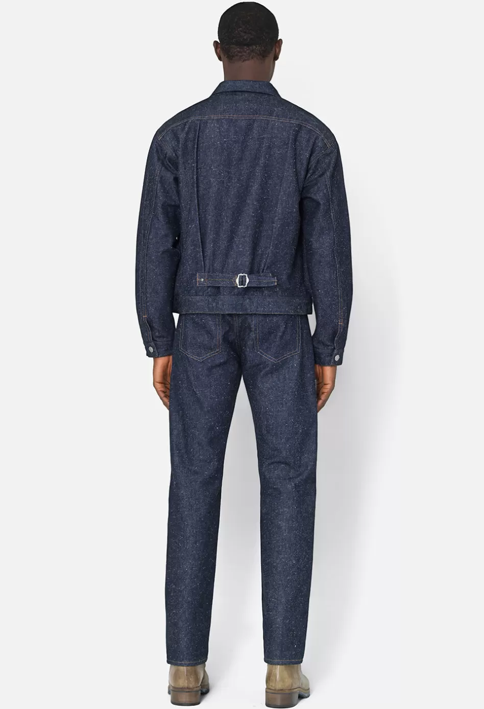 Hot JOHN ELLIOTT Silk Noil Cropped Thumper Jacket Type II RawIndigo