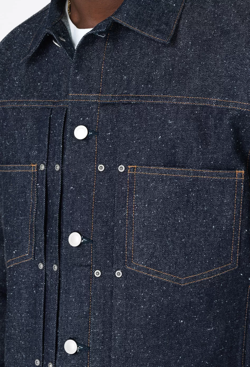 Hot JOHN ELLIOTT Silk Noil Cropped Thumper Jacket Type II RawIndigo