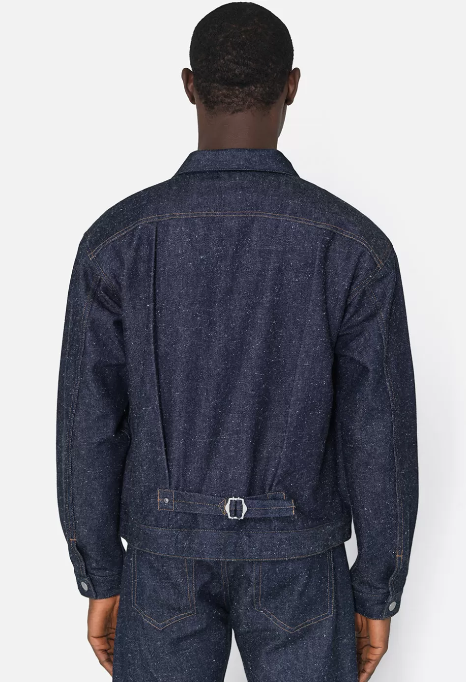 Hot JOHN ELLIOTT Silk Noil Cropped Thumper Jacket Type II RawIndigo
