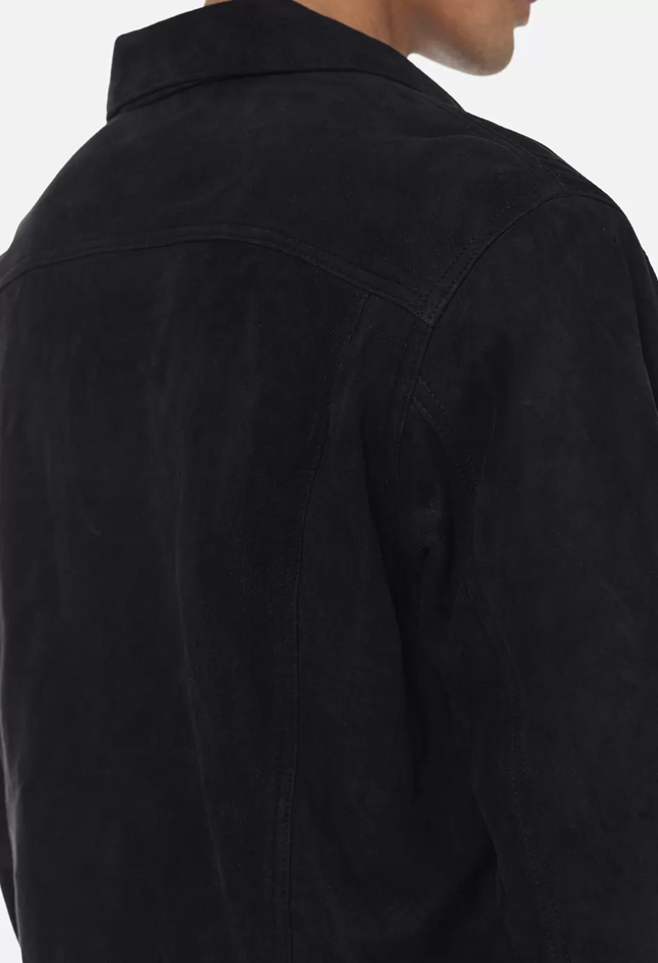 Clearance JOHN ELLIOTT Suede Thumper Jacket Type III Black