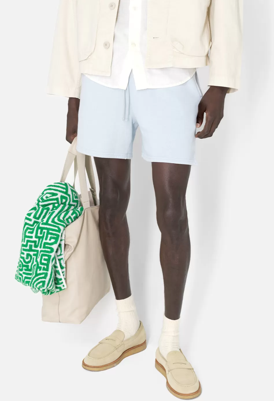 Best JOHN ELLIOTT Vintage Fleece Shorts Frost