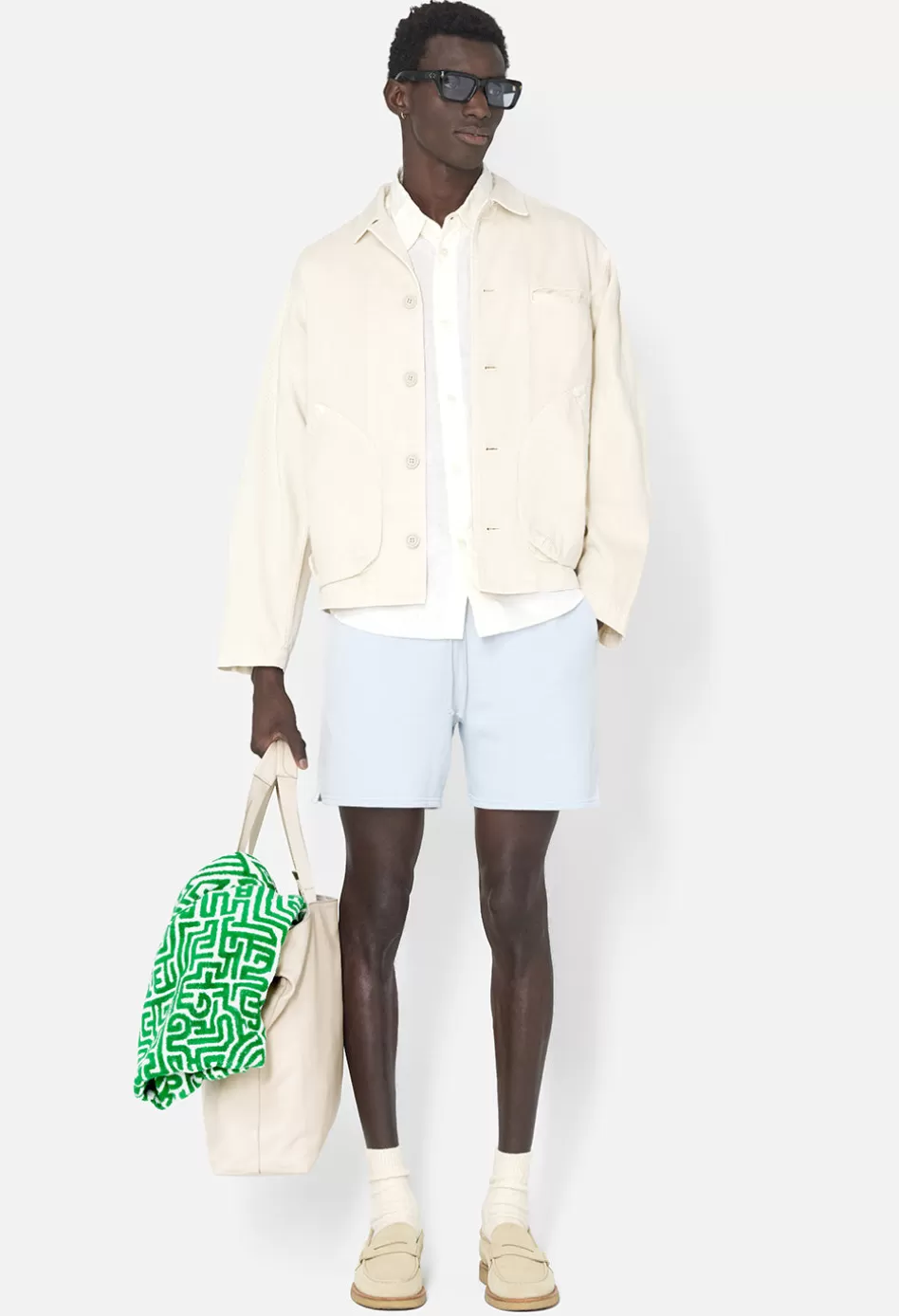 Best JOHN ELLIOTT Vintage Fleece Shorts Frost