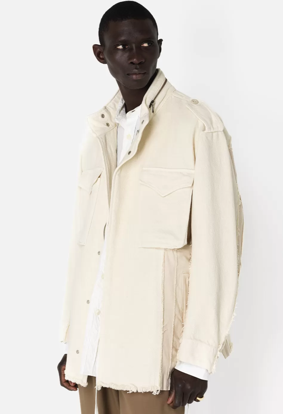 Outlet JOHN ELLIOTT Vintage Slab M-65 Jacket Salt