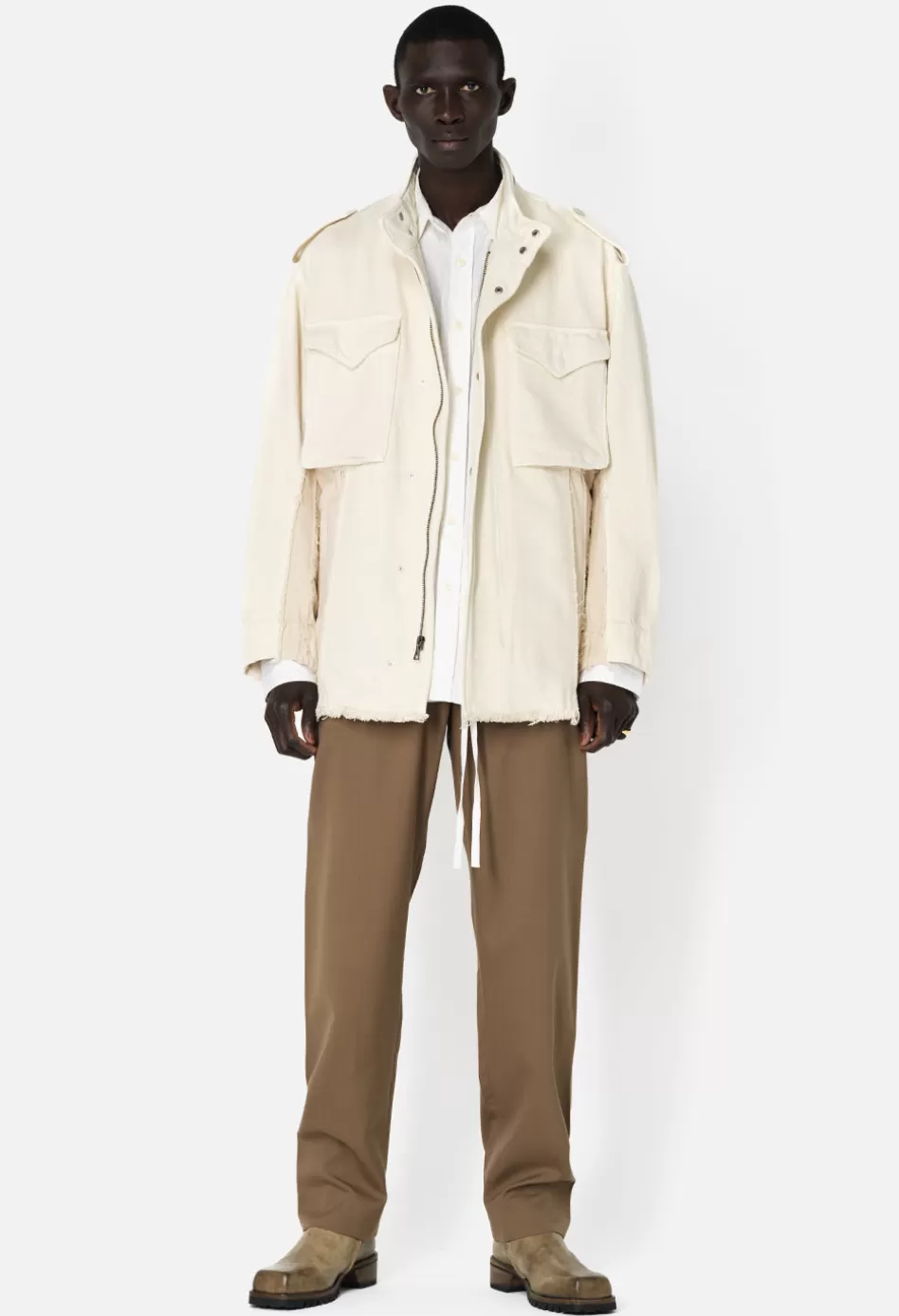 Outlet JOHN ELLIOTT Vintage Slab M-65 Jacket Salt
