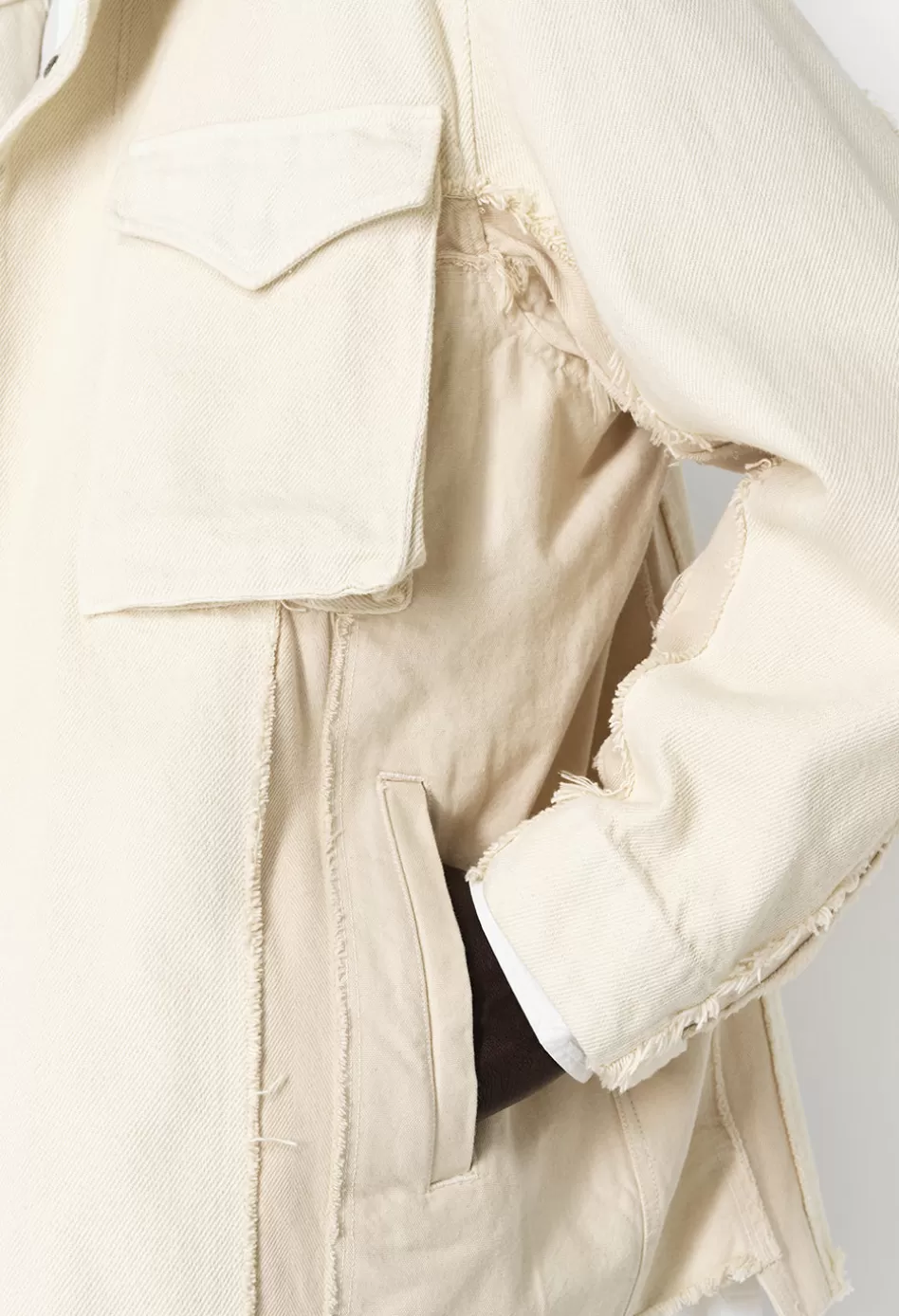 Outlet JOHN ELLIOTT Vintage Slab M-65 Jacket Salt