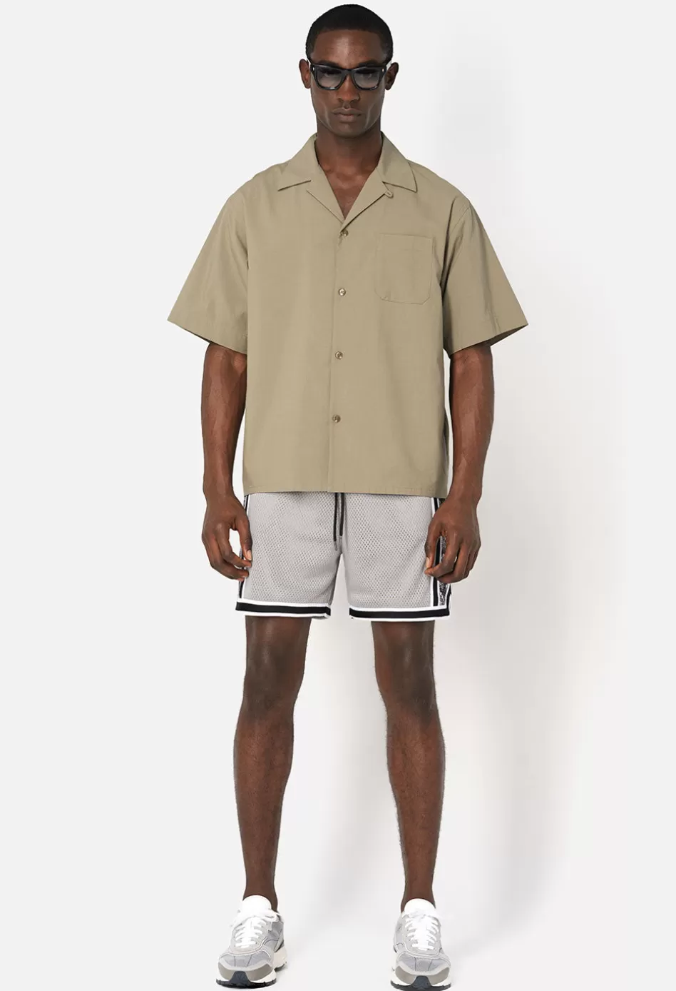 Online JOHN ELLIOTT Vintage Varsity Shorts GreyxSnake
