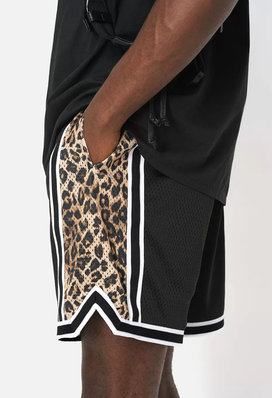 Store JOHN ELLIOTT Vintage Varsity Shorts BlackXLynx