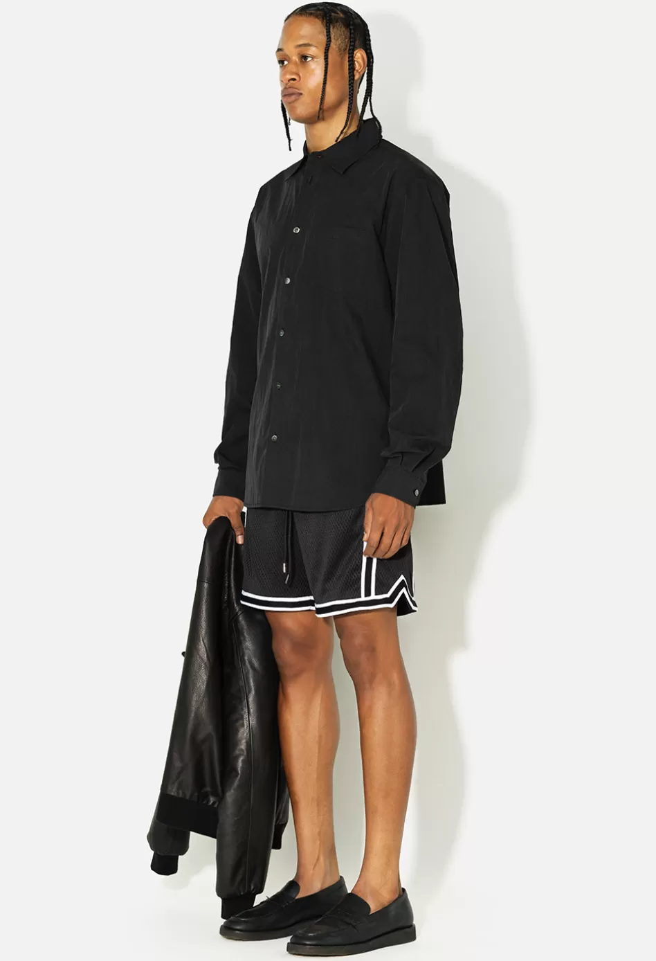 Sale JOHN ELLIOTT Vintage Varsity Shorts Black
