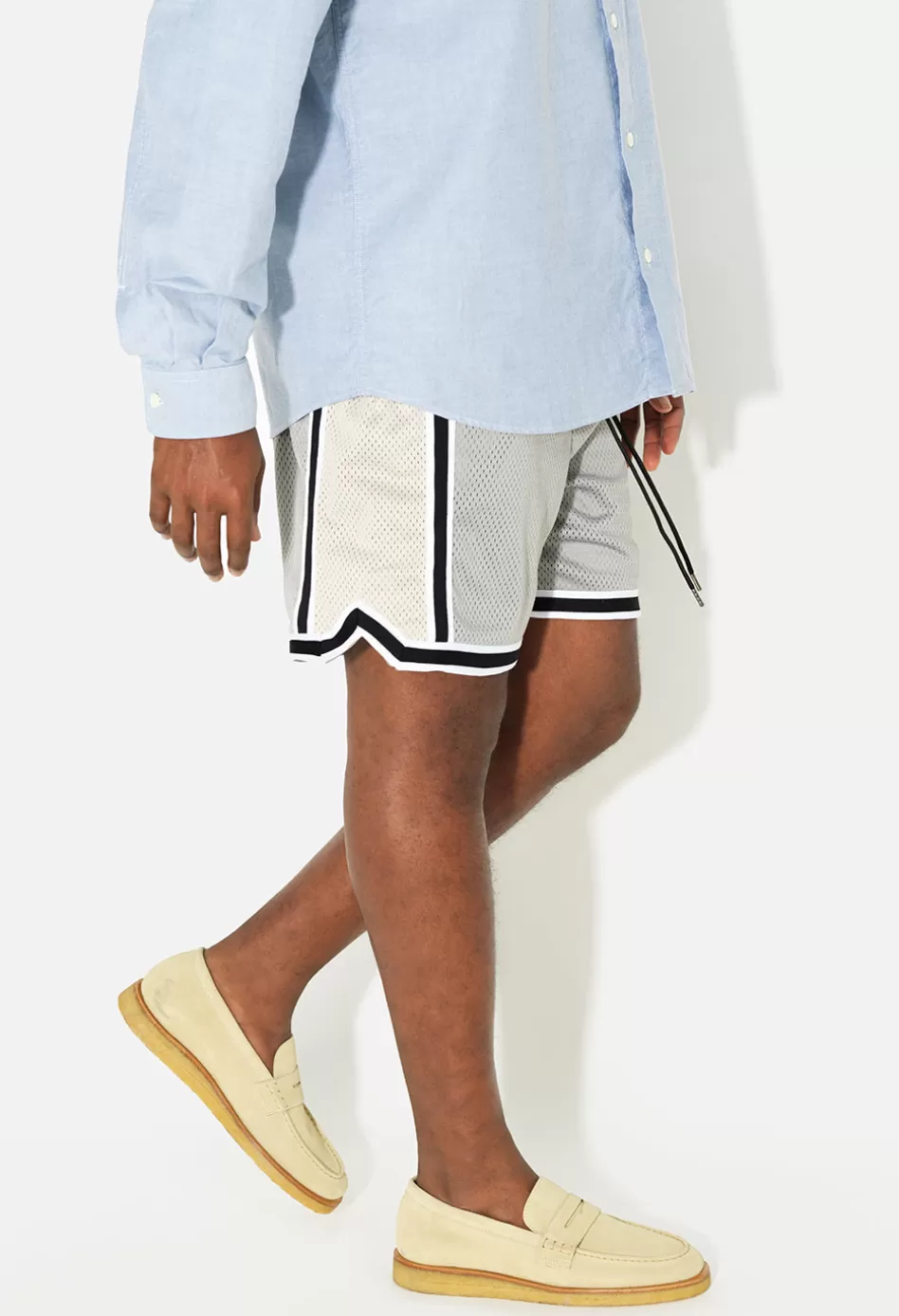 Store JOHN ELLIOTT Vintage Varsity Shorts Coyote