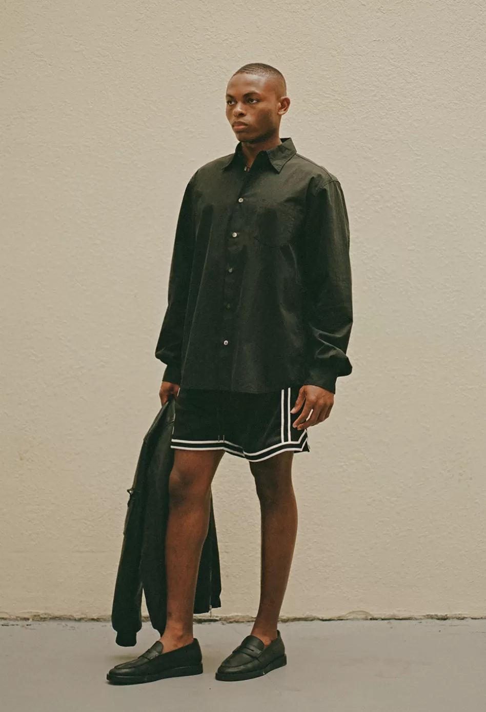 Sale JOHN ELLIOTT Vintage Varsity Shorts Black